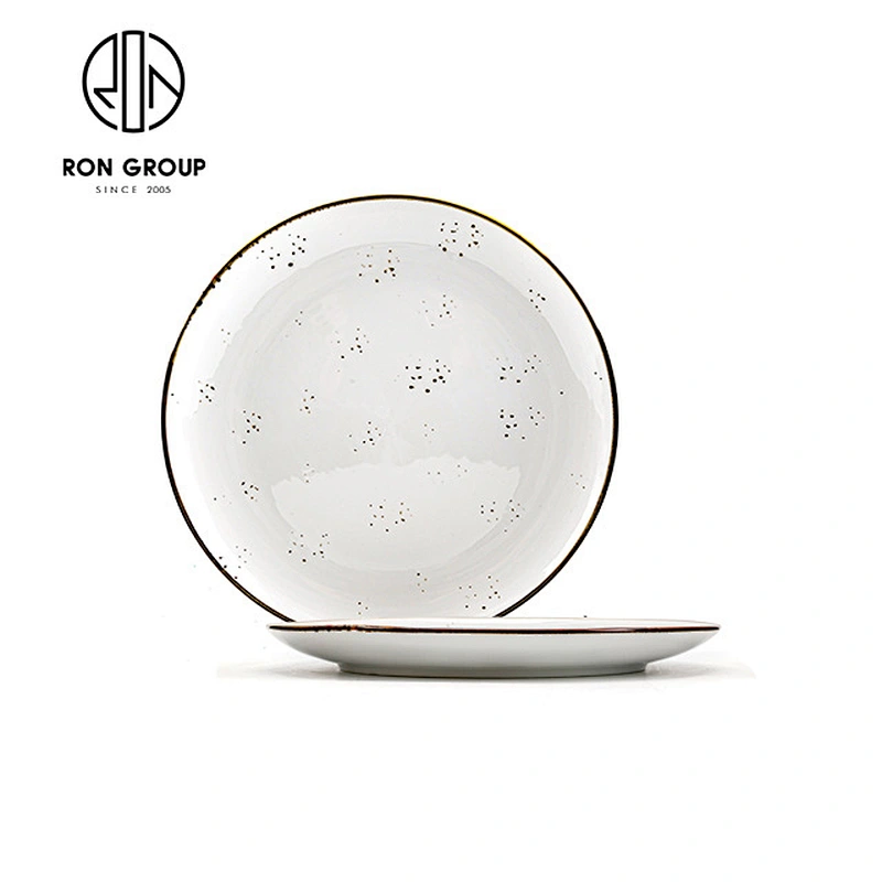 Wholesale Good Quality Restaurant White Ceramic Dinner Plate Dish Set