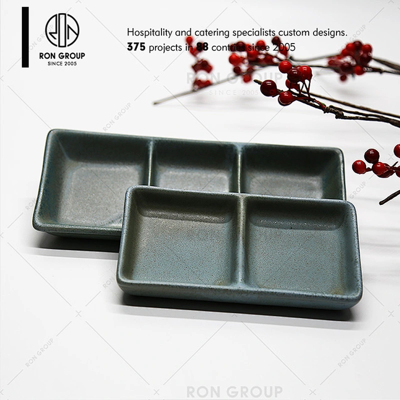 Hand made ancient bulk ceramic plates for hot sale