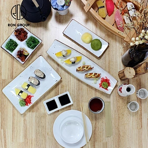 Hotel Modern Tableware Porcelain White Food Dessert Book Shape Plate