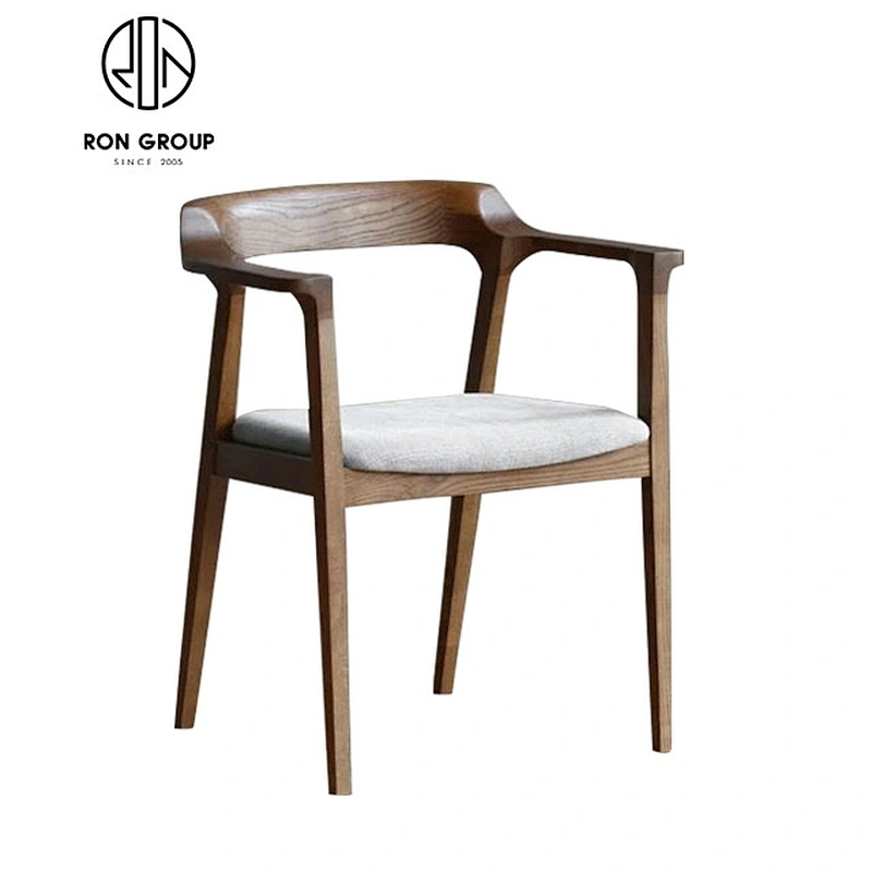 Antique Wood Dining Chair For Restaurant Cafe