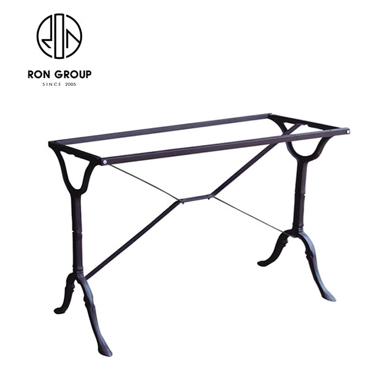 2019 new design metal restaurant coffee cast iron table base for furniture marble table used