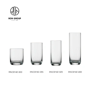 265ML Eco-Friendly Coffee Shop Tumbler Lead-Free Crytal Glass Cup