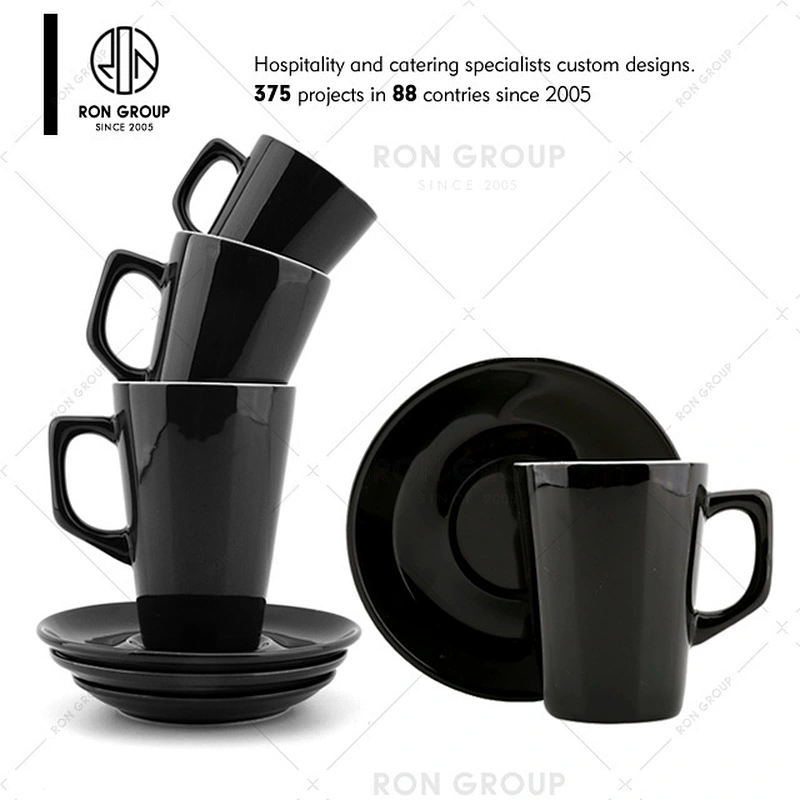 Wholesale Plain White Ceramic Mug For Coffee Shop