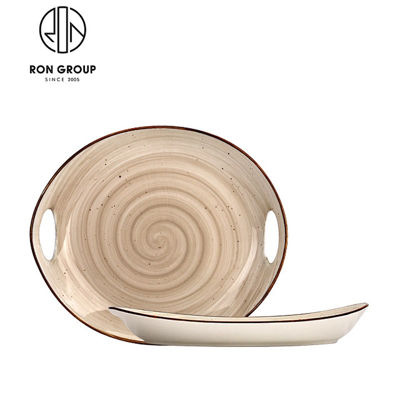Wholesale Ceramic Cereal Bowl With Double Handle