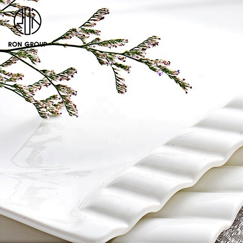 Restaurant Round Tableware Ceramic White Customized Soup Bowl