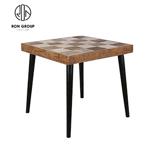 Customized Hot Selling Restaurant Modern Square Wooden Table