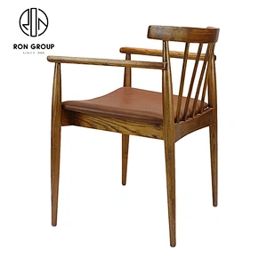 Nordic Style Soft Seat Wooden Furniture Cafe Chairs Restaurant Dining