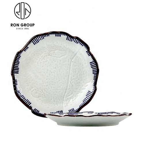 Wholesale Personalized Handmade Restaurant Round Ceramic Plate