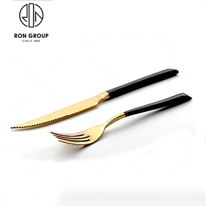 Stainless Steel Black Handle Dinner Knife Table Knife