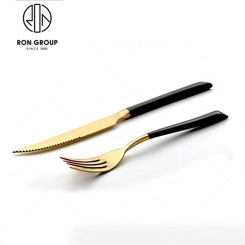 Stainless Steel Black Handle Dinner Knife Table Knife