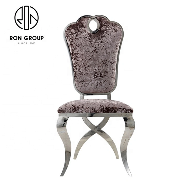 New Design Good Quality Dining Stainless Steel Restaurant Chair