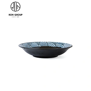 dinnerware porcelain threaded soup plate