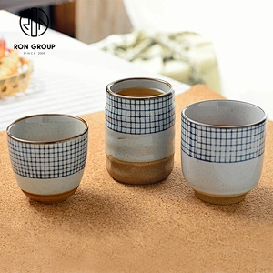 Wholesale Coffee Shop Japanese Style Custom Porcelain Coffee Cups