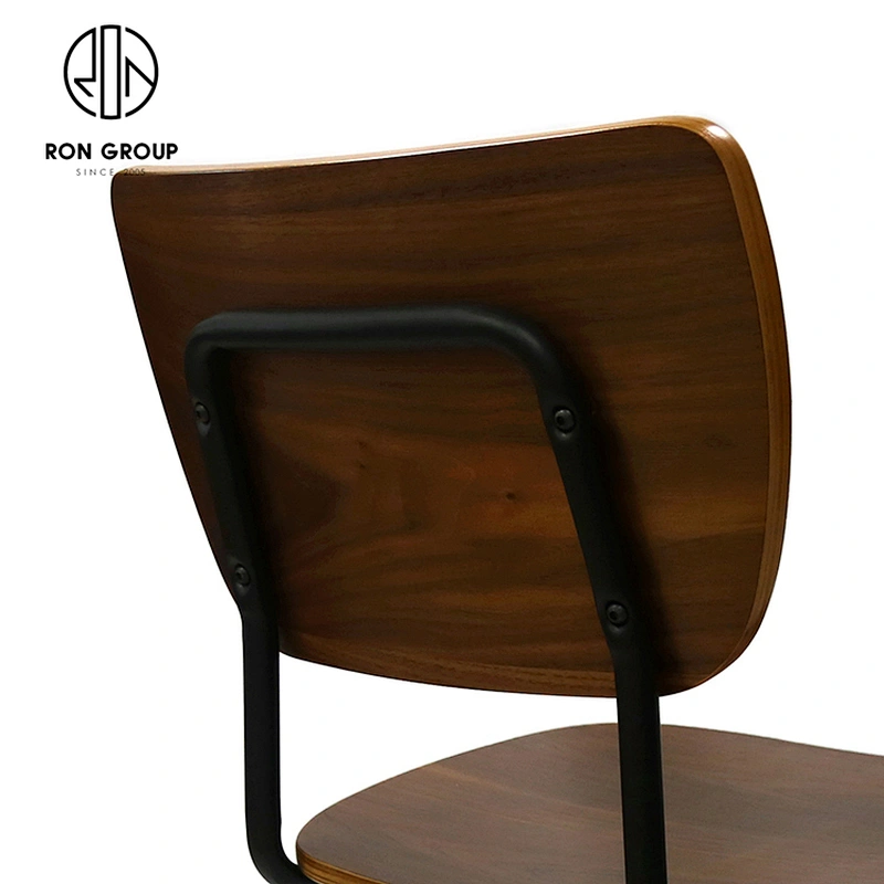 Wholesale Industrial Vintage Design Restaurant Cafe Wooden Seat Chair