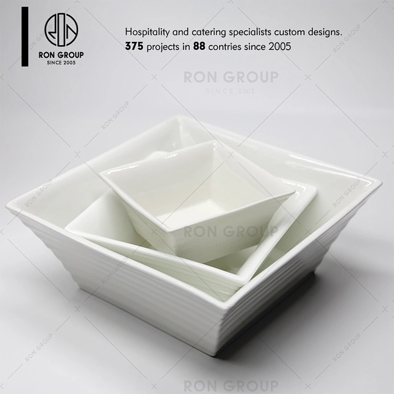 Classics Porcelain White Dinner Plate for Restaurant Hotel