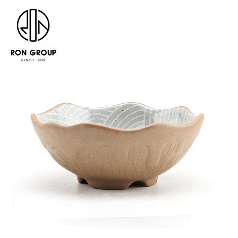 Lightweight Large Capacity Irregular Special Shape Round Bowl