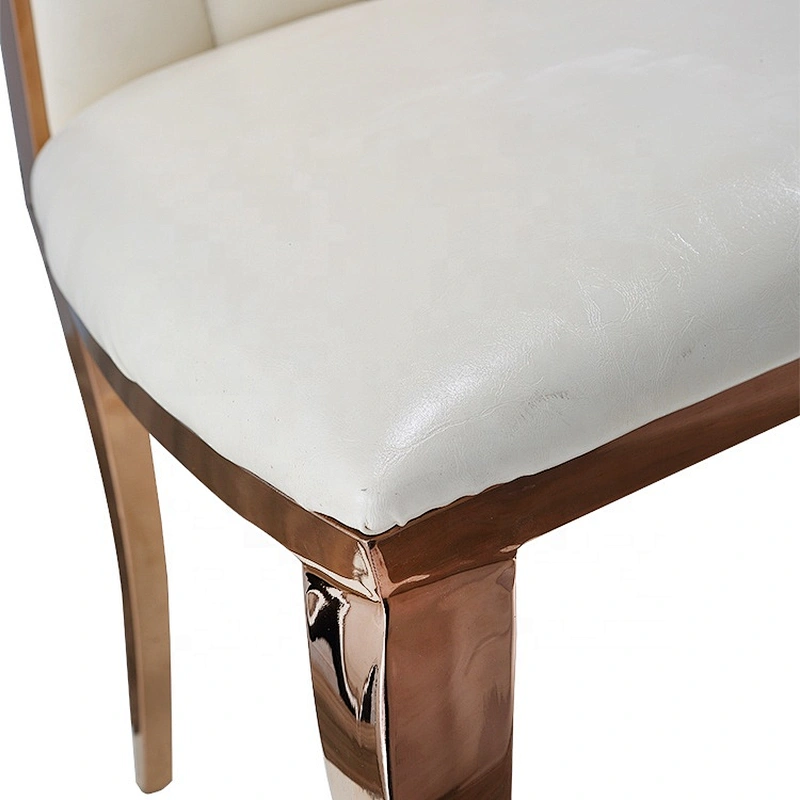New Style Indoor Gold Stainless Steel Dining Chair