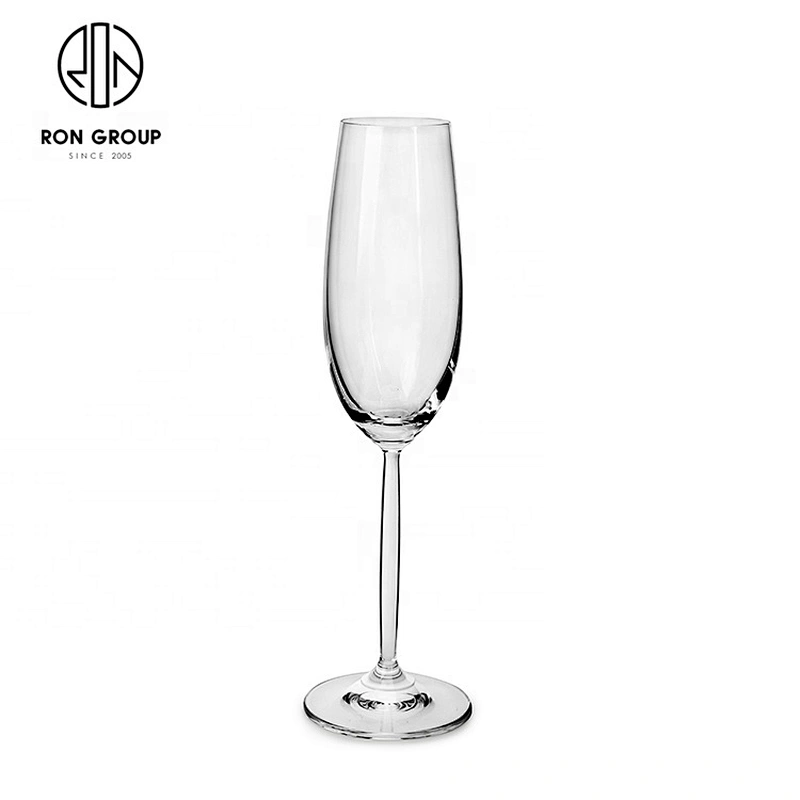 Bar High Quality 240ml Elegant Flute Glass Smooth Champagne Glass