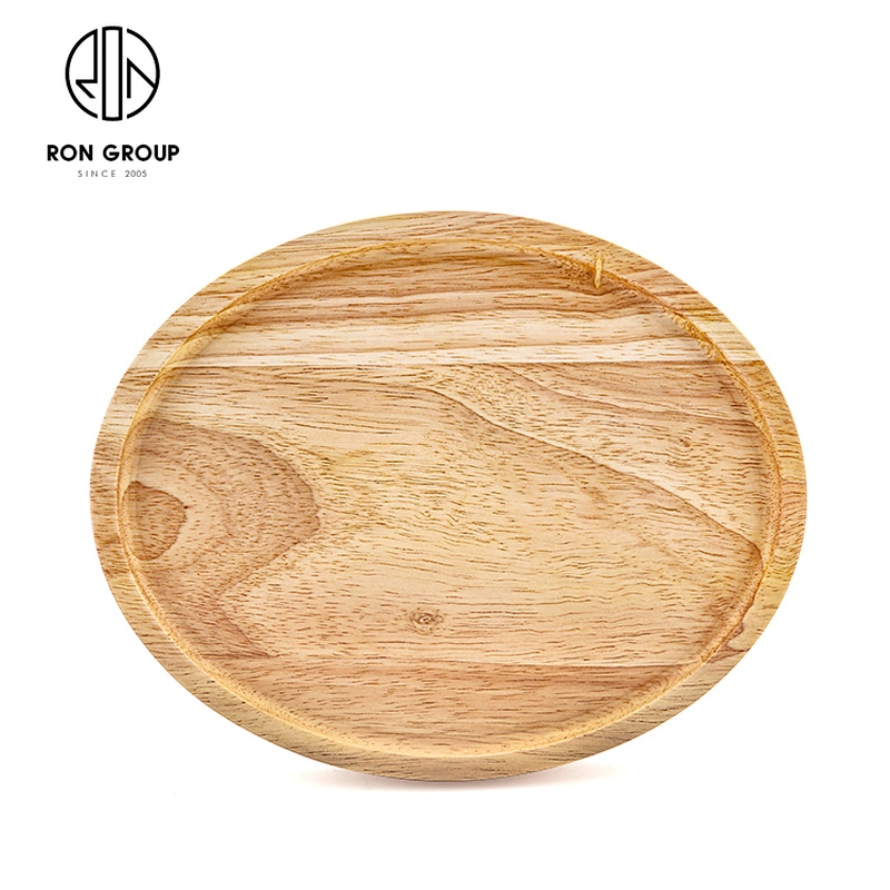 Wholesale Custom Logo Serving Board With Handle Round Wood Pizza Board