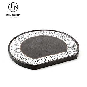Personality Hotel Dinnerware Fruit Food Plate Irregular Ceramic Tray