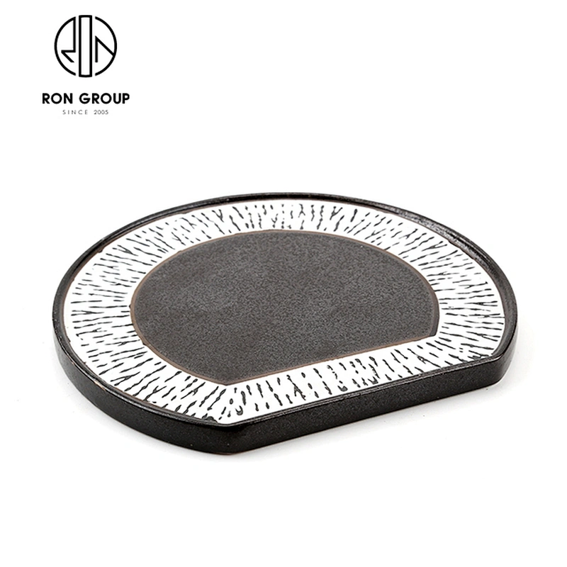 Personality Hotel Dinnerware Fruit Food Plate Irregular Ceramic Tray