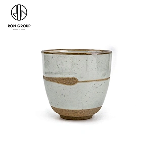 Japanese Styles Retro Custom Ceramic Tea Coffee Cups For Hotel