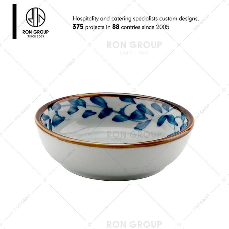 Japanese Style Restaurant Oval Ceramic Plate
