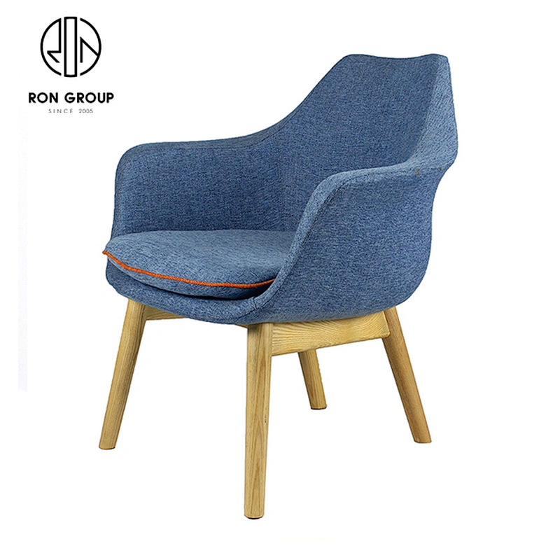 High Quality White Ash Wood Furniture Leisure Leather Chairs For Dining Room