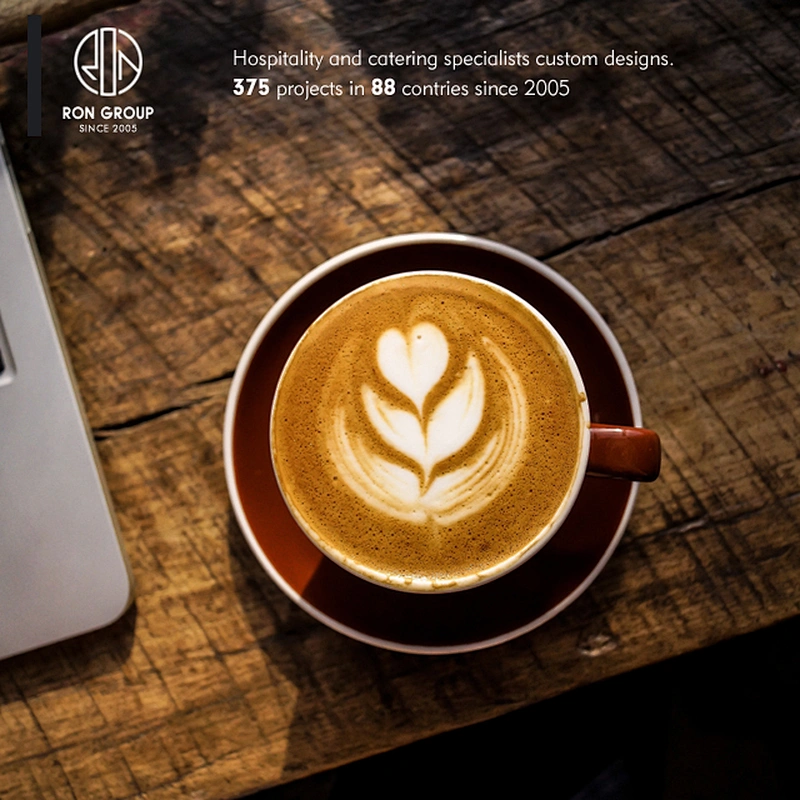 Wholesale Home Restaurant Round Creative Ceramic Coffee Cup Plate Set