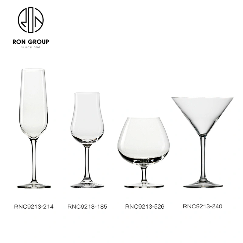 Wholesale 214ML Elegant Gift Crystal Flute Champagne Glass For Restaurant