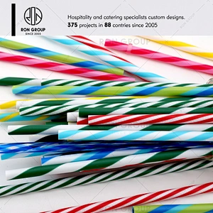 Colorful Eco-Friend Hot Sale Drinking Straw for Bar Restaurant