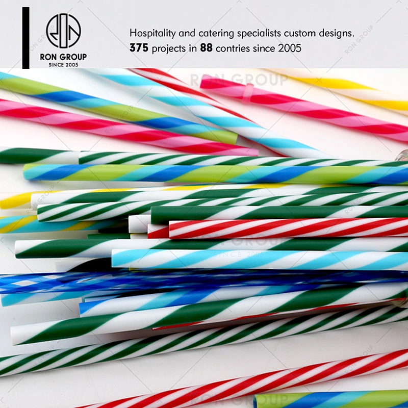 Colorful Eco-Friend Hot Sale Drinking Straw for Bar Restaurant