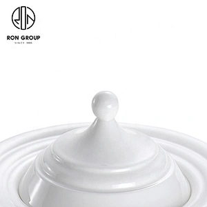 Wholesale Retail Sell Round White Soup Bowl For Restaurant Dedicated