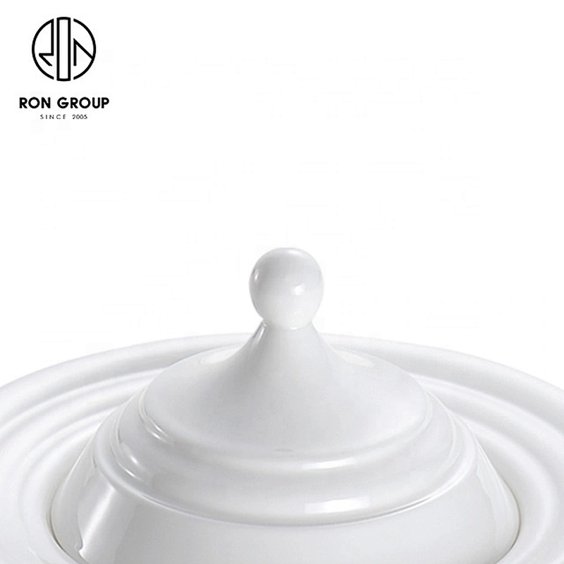 Wholesale Retail Sell Round White Soup Bowl For Restaurant Dedicated