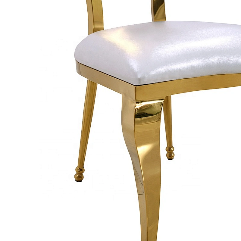 Fashion Hotel Furniture Stainless Steel Wedding Dining Chair