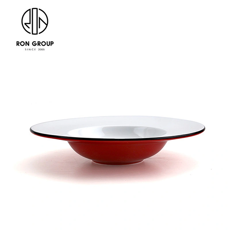 Foshan restaurant suppliers plates dishes set ceramic dinnerware