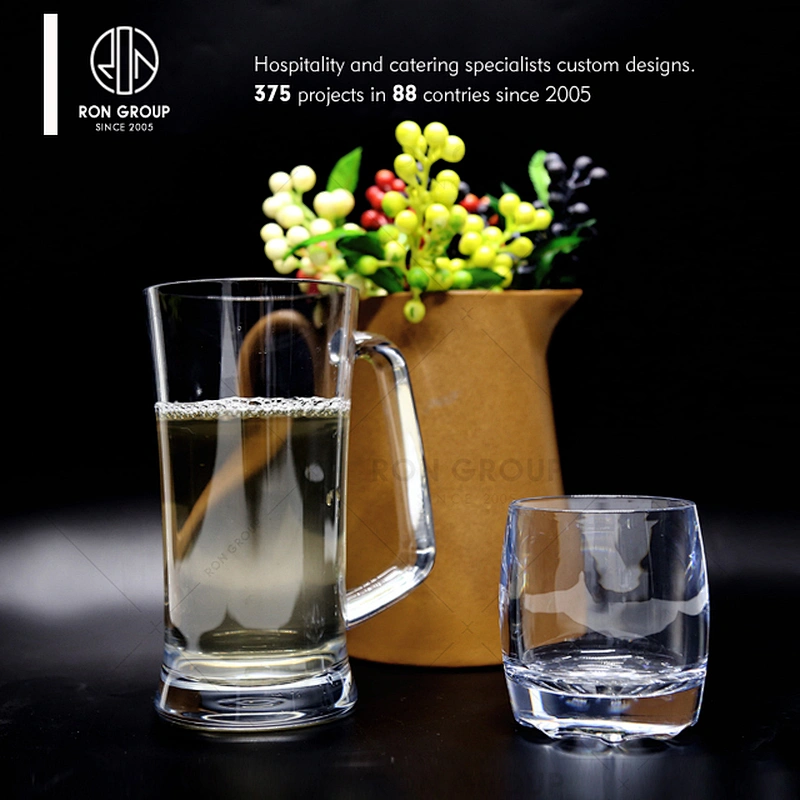 Wholesale restaurant party food grade hard transparent plastic beer cup