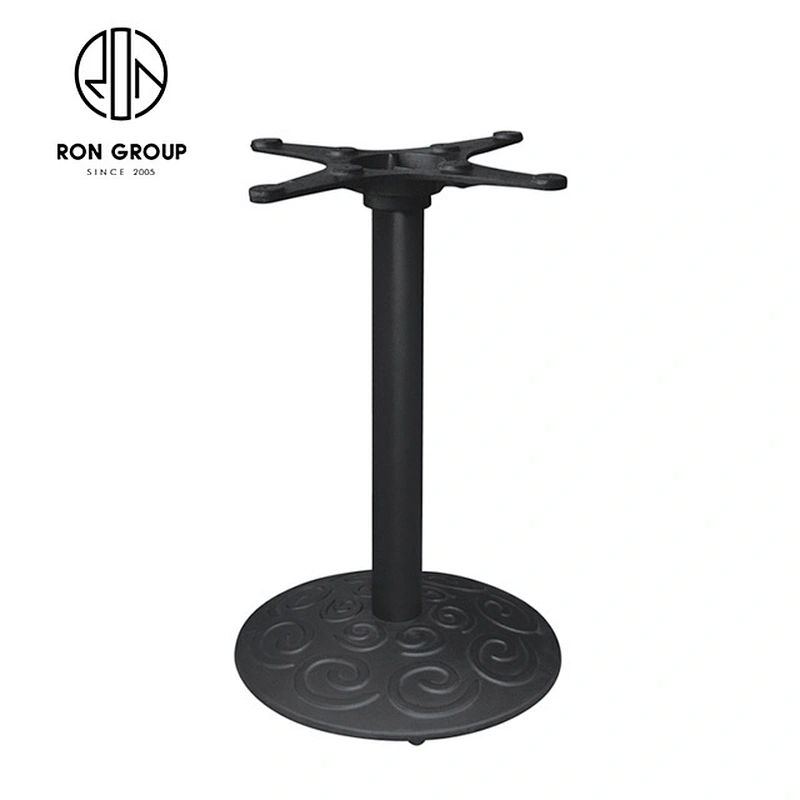 Factory Price Custom Coffee Black Metal Dining Table Legs