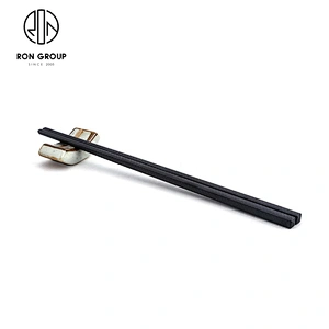 Hot Sale Hotel Restaurant Scaly figure Style Black Color Japanese design chopsticks