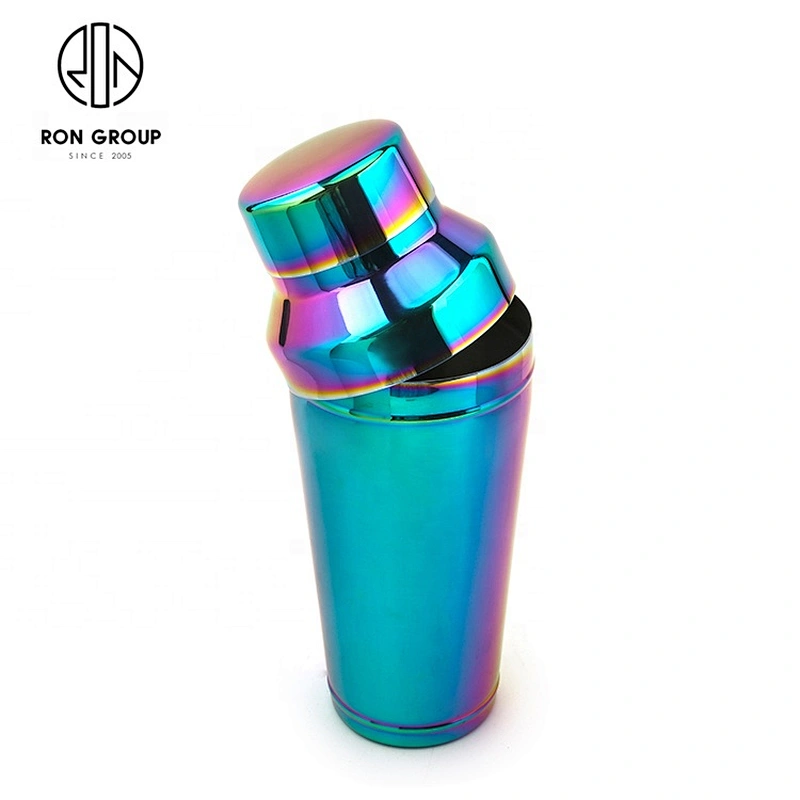 700ml Best Quality Stainless Steel Cocktail Boston Shaker Set  Electroplated Boston Cocktail Shaker