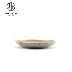 Wholesale 7.5 Inch Restaurant Custom Logo Ceramic Dishes Plates