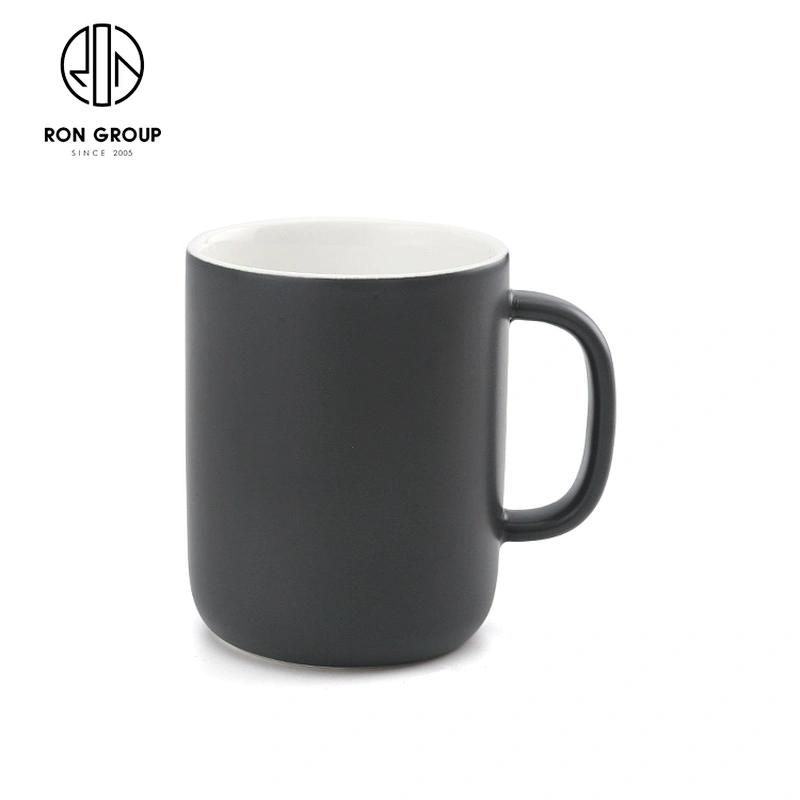 Coffee Shop Reusable Cups With Logo Ceramic Coffee With  Handle