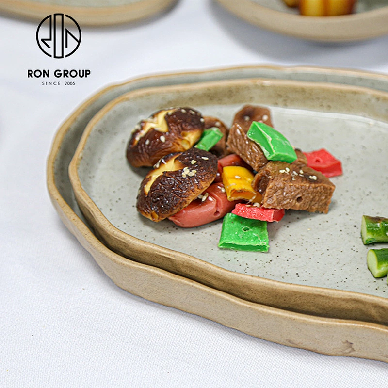 Hot Sale Oval Porcelain Catering Ceramic Dinner Serving Plates
