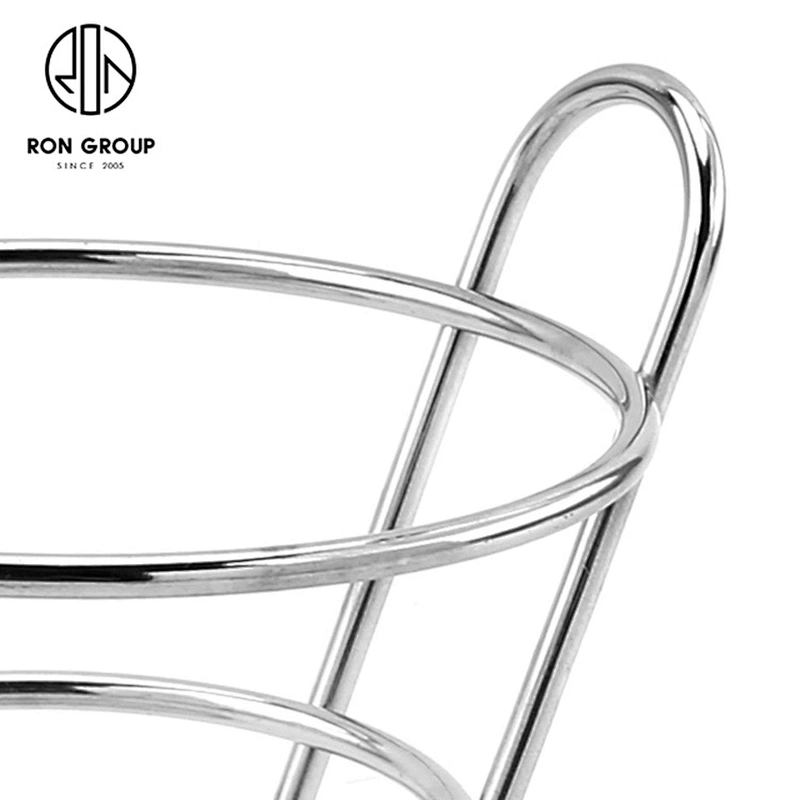 Stainless Steel Binaural Storage Metal Wire Snack Basket