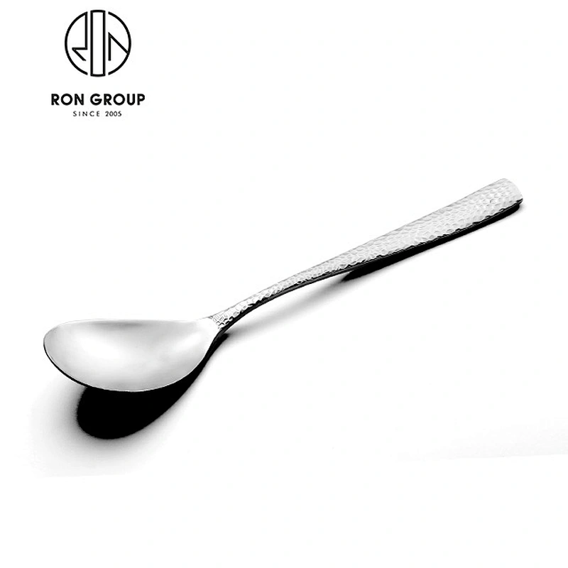 Good Quality Restaurant Stainless Steel Big Soup Spoon With On Handle Set