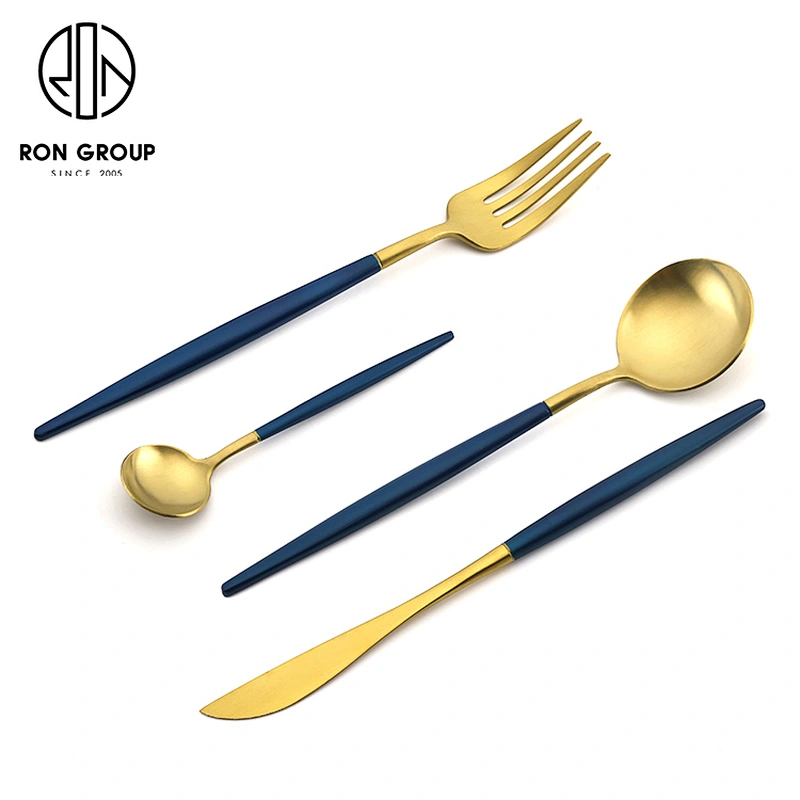 Wedding Restaurant Stainless Steel Cutlery Set Spoon Knife And Fork Tableware