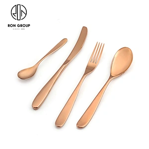 Wholesale Western Style Stainless Steel Cutlery Tableware Set For Restaurant