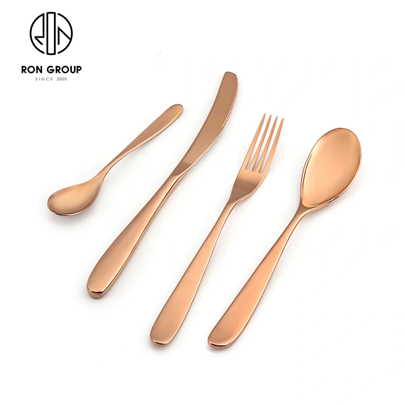 Wholesale Western Style Stainless Steel Cutlery Tableware Set For Restaurant