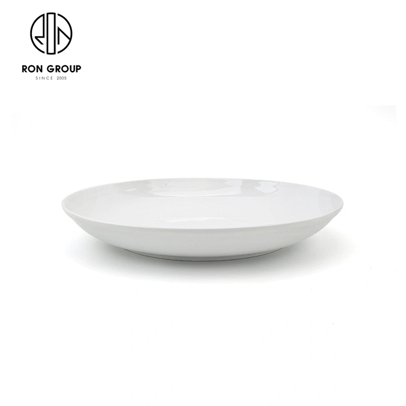 Wholesale Custom Design Wedding Round Porcelain Food Meal Plate