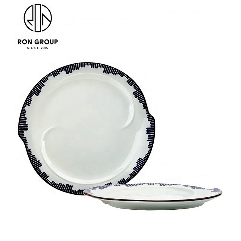 Wholesale Personalized Handmade Restaurant Round Ceramic Plate